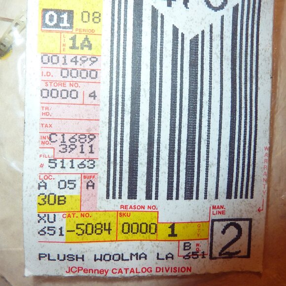 Get Along Gang WOOLMA LAMB 12" Plush Doll vintage TOMY factory sealed 80s TV toy - Picture 4 of 14